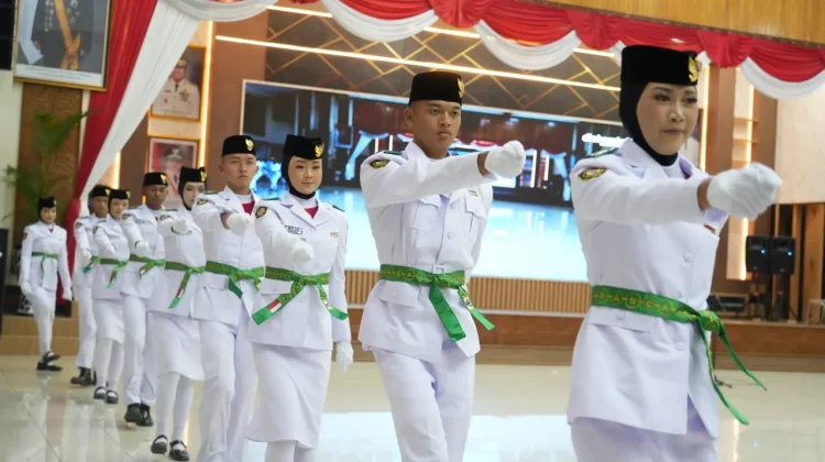 HUT-RI, Puluhan Paskibraka Kabupaten Bandung Siap Tunjukkan Dedikasi