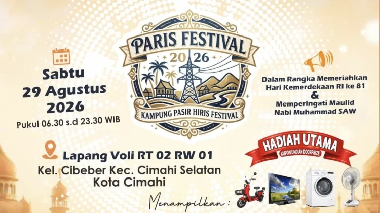 Paris Festival 2026 Siap Digelar Gratis untuk Warga Kota Cimahi