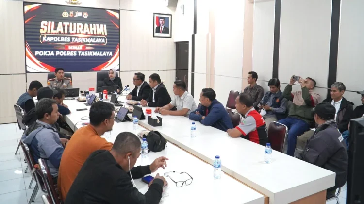 Polres Tasikmalaya dan Pokja Jurnalis Perkuat Sinergi Bagi Kondusivitas Wilayah