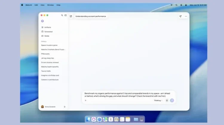 Meta AI Kini Punya Aplikasi Desktop untuk Mac