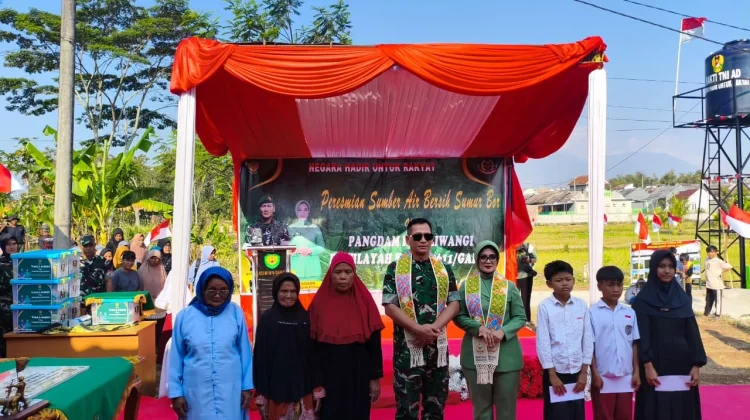 Pangdam Siliwangi Resmikan Sumur Bor, Warga Kampung Babakan Kini Punya Akses Air