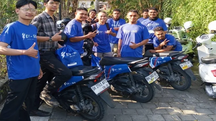 EV-GO Sosialisasikan dan Uji Coba Motor Listrik Konversi untuk Ojol di Bali