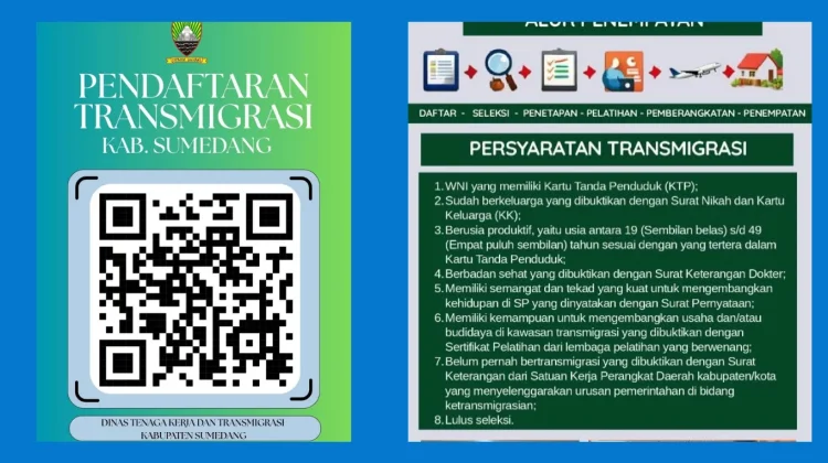 Disnakertrans Sumedang Buka Kesempatan Transmigrasi ke Sulawesi Tengah