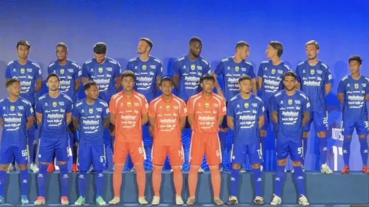 Persib Perkenalkan 32 Pemain, Ini Daftar Nomor Punggungnya