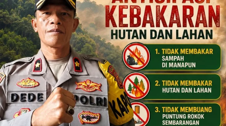 Cegah Karhutla, Polsek Jalancagak Sosialisasikan 4 Langkah Kepada Masyarakat