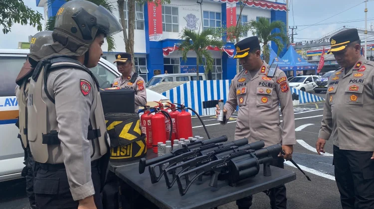 Inspeksi Randis dan Peralatan, Kapolres Tasikmalaya : Optimalkan Layanan Publik