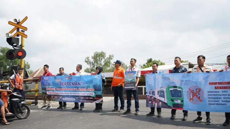 Utamakan Keselamatan Perjalanan Kereta Api di Perlintasan Sebidang
