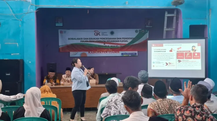 OJK Tasikmalaya Edukasi Masyarakat Ciamis Waspada Pinjol dan Investasi Ilegal