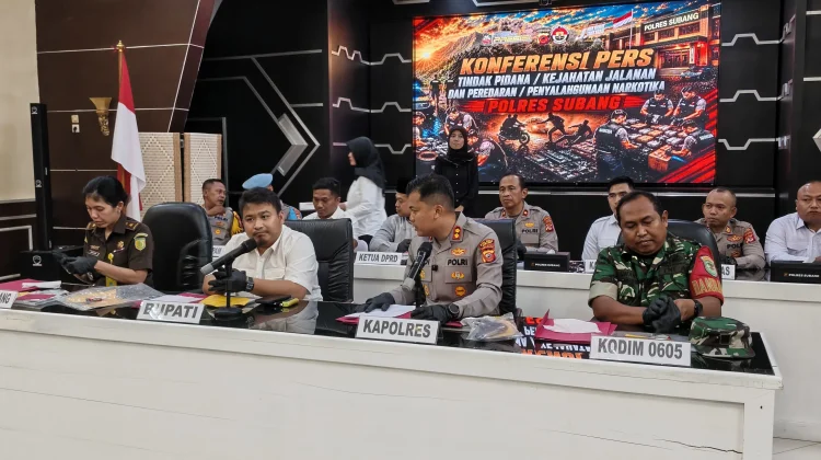18 Hari Operasi Libas Lodaya, 7 Tersangka Diamankan Polres Subang