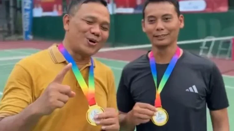 Puluhan Pasangan Atlet Ramaikan Turnamen Tenis Pendopo Cup Tasikmalaya