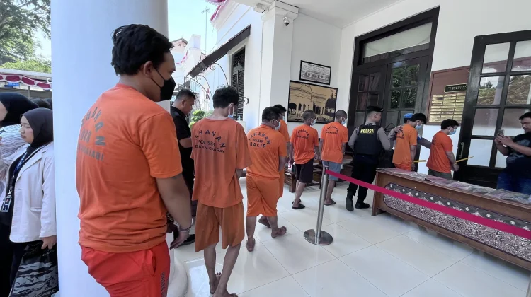 Operasi Libas Lodaya Polrestabes Bandung Amankan 20 Pelaku Kejahatan