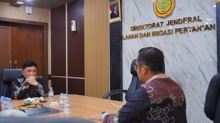 Atasi Kekeringan Lahan, Pemkab Garut dan Kementan Bangun Saluran Irigasi