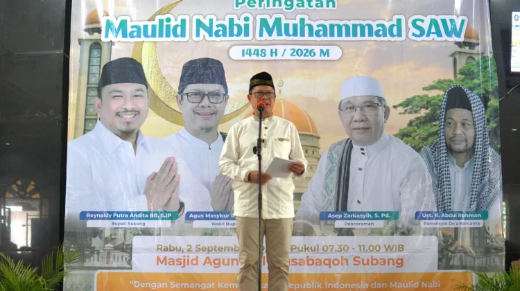 Peringati Maulid Nabi, Kang Akur Ajak Masyarakat Teladani Akhlak Rasulullah