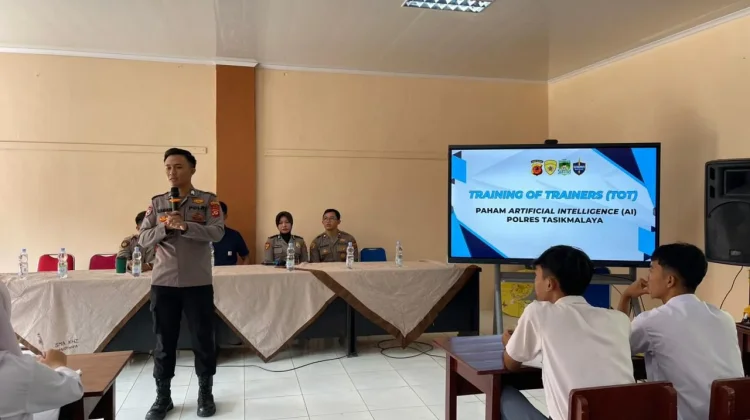 Polres Tasikmalaya Edukasi Pelajar Pemanfaatan AI Secara Bijak