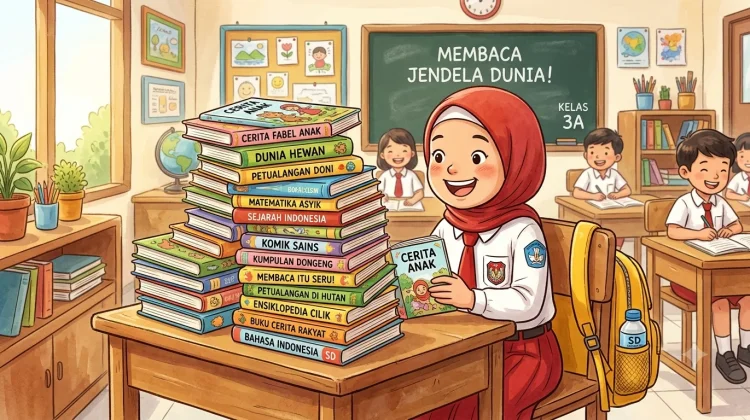 Mahasiswa di Tasikmalaya Soroti Pengadaan Bantuan Buku dan Alat Tulis Siswa SD