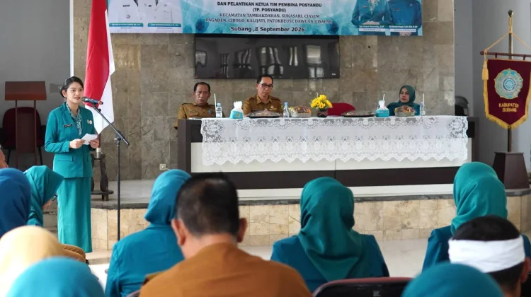 Ega Anjani Lantik Pengurus Baru PKK dan Posyandu, Ujung Tombak Kesehatan Ibu Anak