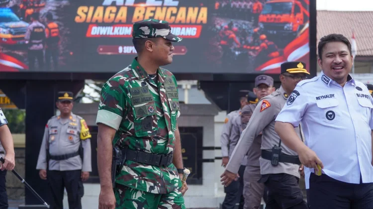 Dandim 0605/Subang, Apel Siaga Bencana Perkuat Sinergitas Lintas Intansi