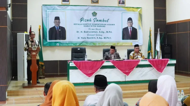 Sekda Dubang Apresiasi Badruzaman, Sambut Kemenag Baru Yuto Nasikin