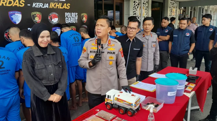 Puluhan Paket Sabu Didalam Mobil Mainan, Kapolres Garut; Dipasok Dari Seorang DPO