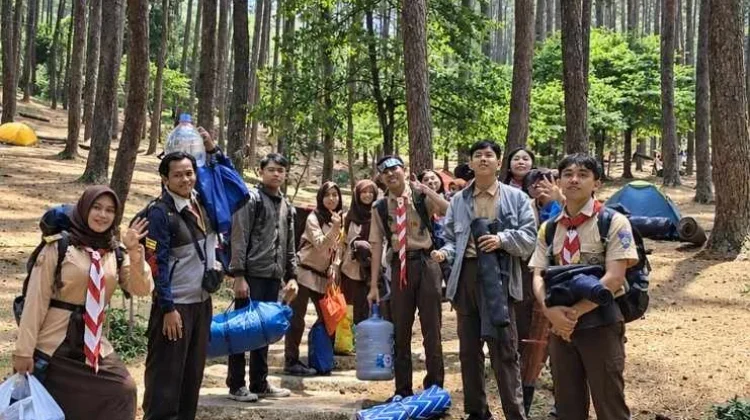 Kemah SKU di Batu Kuda, Siswa SMK Pasundan 3 Bandung Asah Karakter dan Jiwa Pemimpin