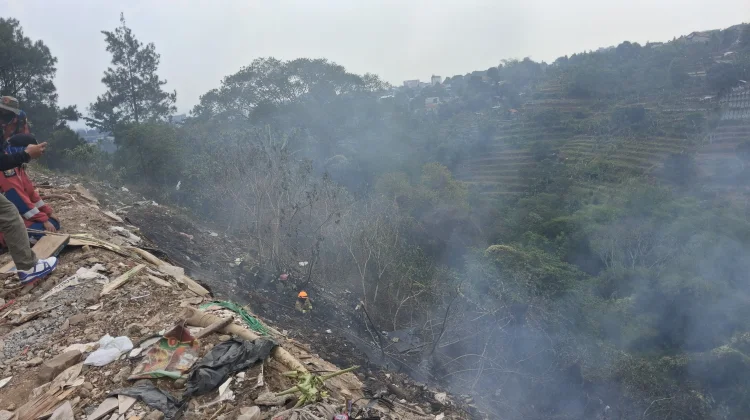 Pemkot Prioritaskan pemadaman Secara Menyeluruh Kebakaran Lahan Cihanja