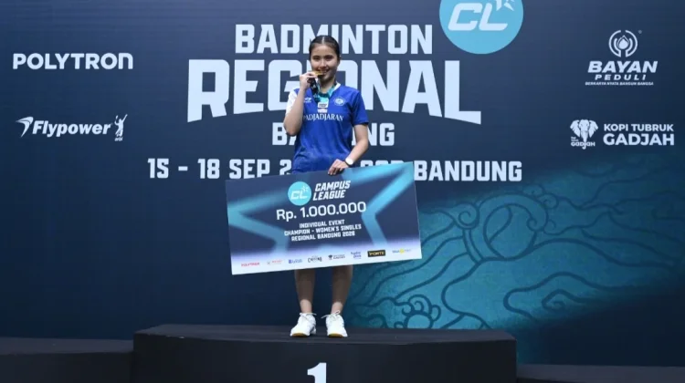 Campus League Badminton Regional Bandung Lahirkan Juara Individu