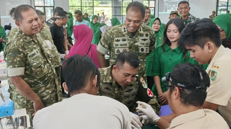 Sambut HUT Ke-81 TNI, Kodim 0605/Subang Gelar Khitanan MasL Gratis untuk 150 Anak