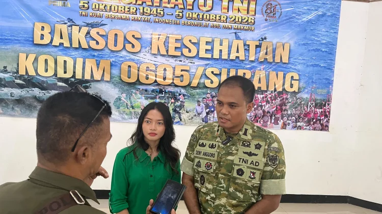 Sambut HUT Ke-81 TNI, Kodim 0605/Subang Besok Gelar Bazar TNI Murah di Makodim