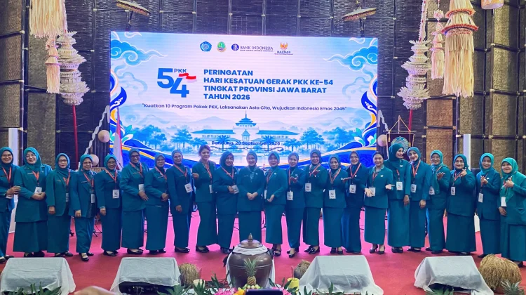 Hadiri HKG PKK Ke-54 di Pakuan Kota Bandung, Ega Tekankan Penguatan 10 Program PKK