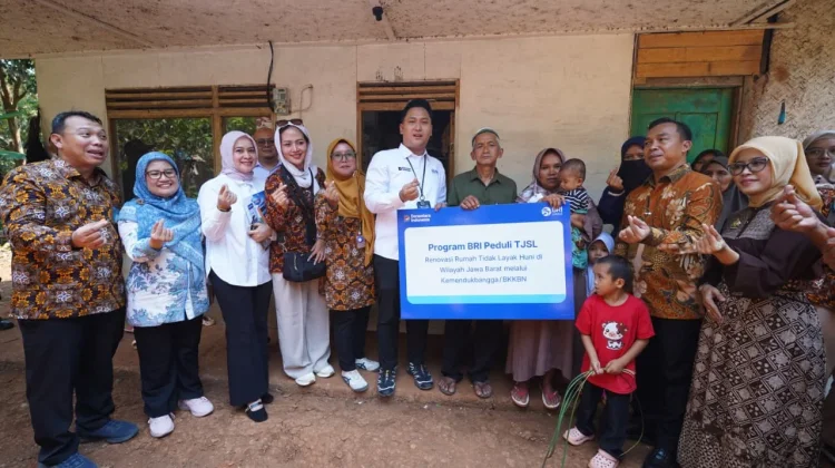 BRI Peduli Bantu Renovasi Rumah Keluarga Risiko Stunting di Ciamis