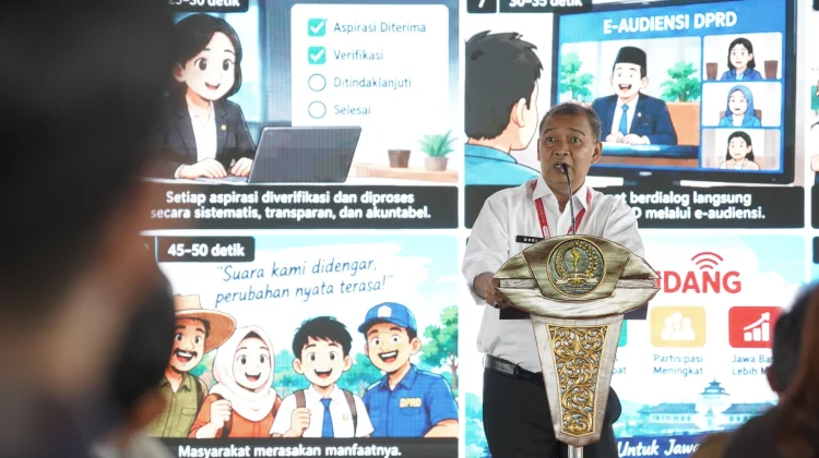 Sekretariat DPRD Jawa Barat Meluncurkan Aplikasi HUDANG