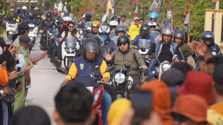 Ngabret ke Sukasari, Kang Rey Sisir 7 Desa Sehari, Naik Motor Bareng Forkopimda