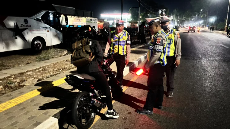 Polres Subang Gelar KRYD, 64 Botoliras, 1 Knalpot Brong Berhasil Disita