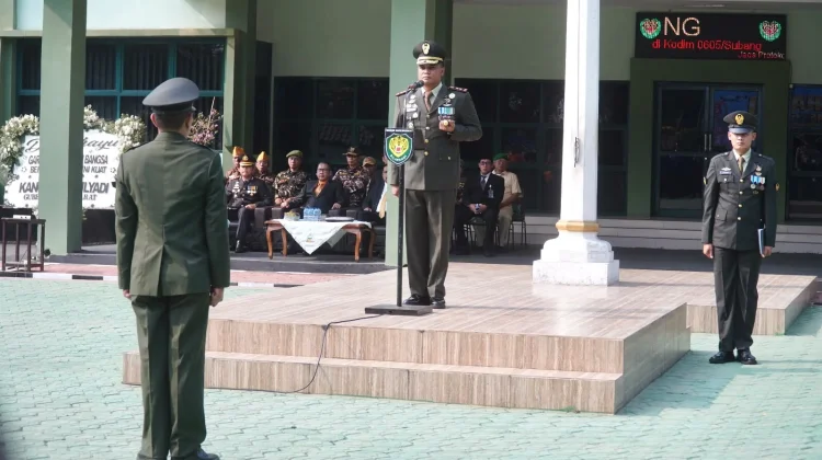 Usia 81 Tahun, Dandim Subang Tegaskan, "TNI Hadir untuk Rakyat"