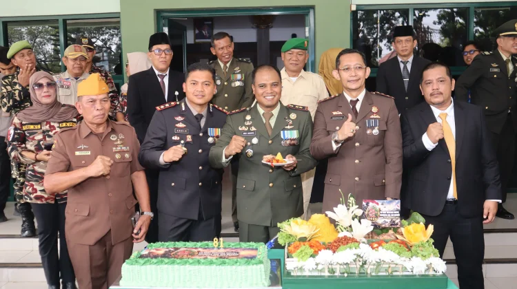 Hadiri HUT Ke-81 di Kodim Subang, Kapolres Andi Purwanto Tegaskan TNI-Polri Solid