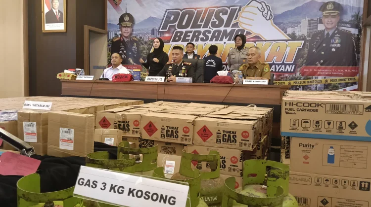 Praktek Penyuntikan Gas Melon ke Tabung Gas Portable Dibongkar Polresta Bandung