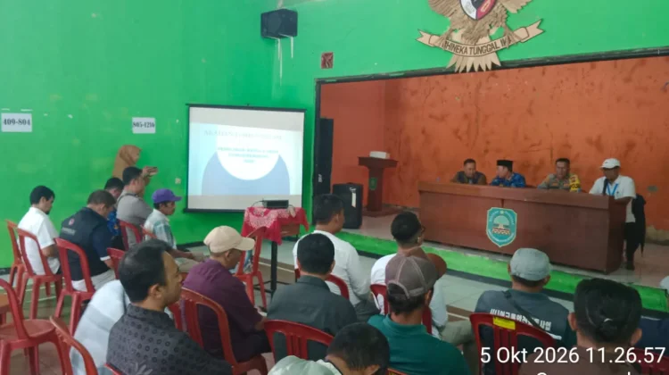 Kapolsek Jalancagak Duduk Bareng Warga, Pastikan Pilkades Curugrendeng Kondusif