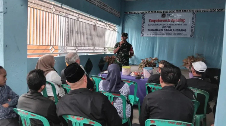 Koramil 0504/Sagalaherang Dukung  Peresmian Dapur MBG