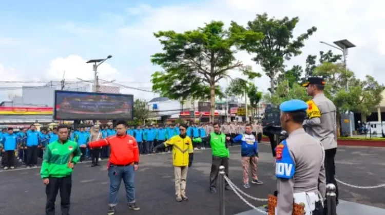 Ciptakan Kamtibmas, Polres Cianjur Gandeng Pengemudi Ojeg