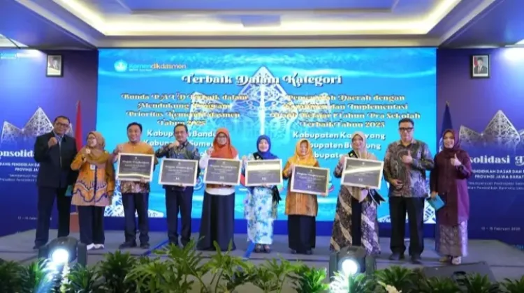 Disdik Kabupaten Bandung Borong Penghargaan BBPMP Award Kemendikdasmen