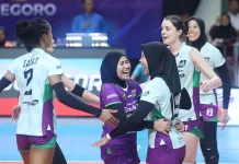 JPE Kokoh di Puncak Klasemen usai Taklukan Popsivo Polwan