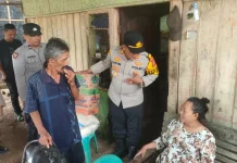 Polres Subang Peduli, Salurkan Bantuan Bagi Penderita Tumor