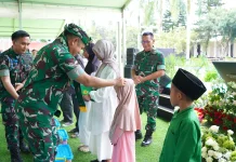 Kasad Resmikan Taman Merdeka, Tekankan Soliditas Prajurit