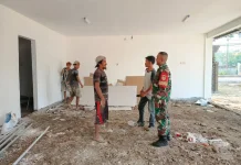 Babinsa Koramil Pusakanagara Kawal Percepatan Pembangunan KDKMP