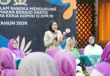 Sosialisasi MBG di Cikanyere, DPR Dorong Perbaikan Gizi Sekaligus Ekonomi Lokal
