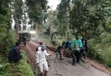 TMMD ke-127, Pengerjaan Pengecoran Jalan Capai 79 Persen