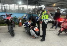 Resahkan Warga, Polisi Razia Kendaraan Berknalpot Brong