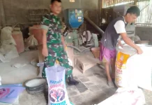 Babinsa Koramil Kalijati Pastikan Ketersediaan Pangan Aman
