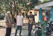 Babinsa Koramil Ciasem Ajak Kadus Jaga Kamtibmas Ramadan