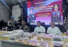 Satnarkoba Polrestabes Bandung Sita 9 Kilo Ganja